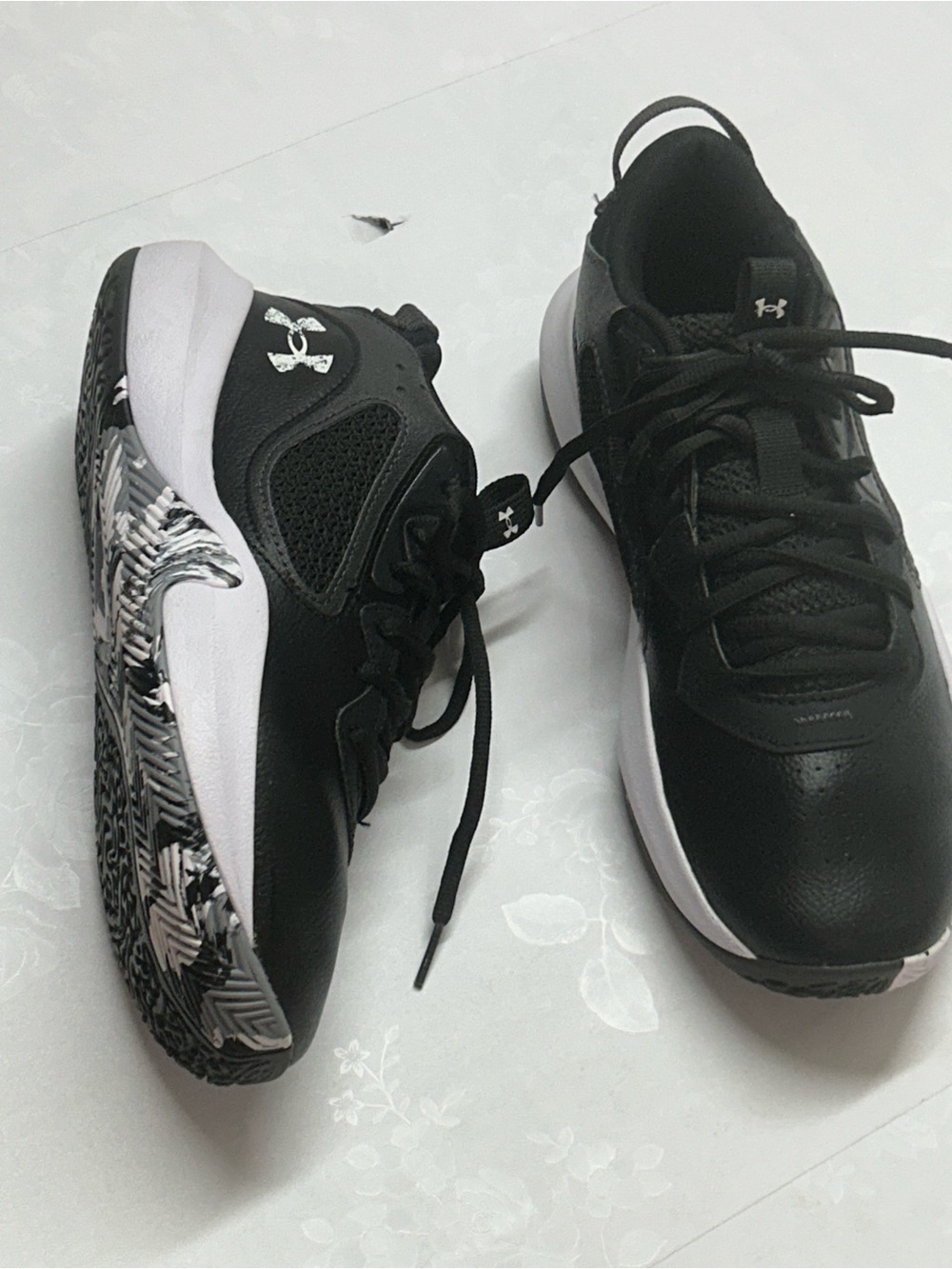 Under Armour Women’s Black & White Athletic Sneakers